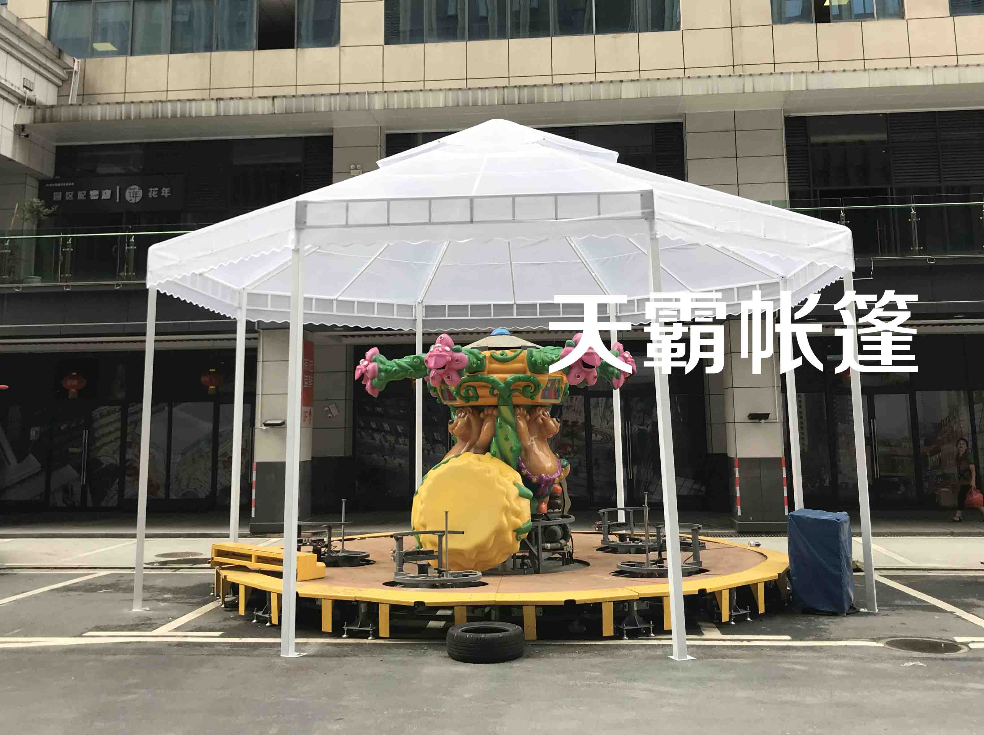 天霸圓形庭院帳篷，耐用才算好帳篷